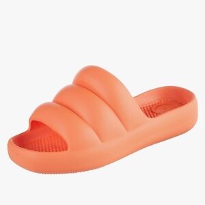 Totes NWT Tigerlily Lightweight Puff Cloud Everywear Platform Slide Sandal